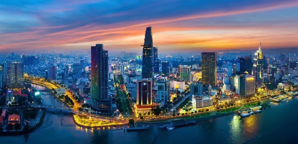 a city scape to show how exciting the city looks