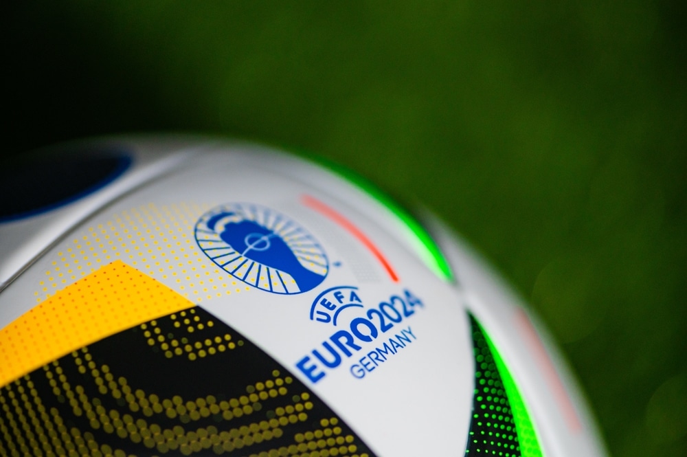 Image shows football for 2024 Euros.