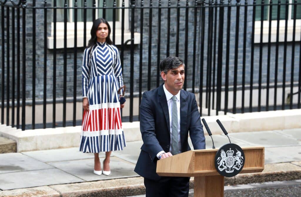 Rishi Sunak Leaves Downing Street For the Final Time as Prime Minister
