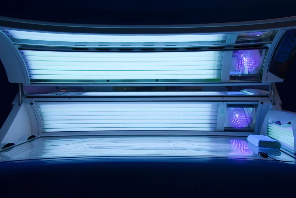 Image of a tanning salon