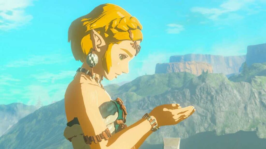Princess Zelda as seen in Tears of the Kingdom