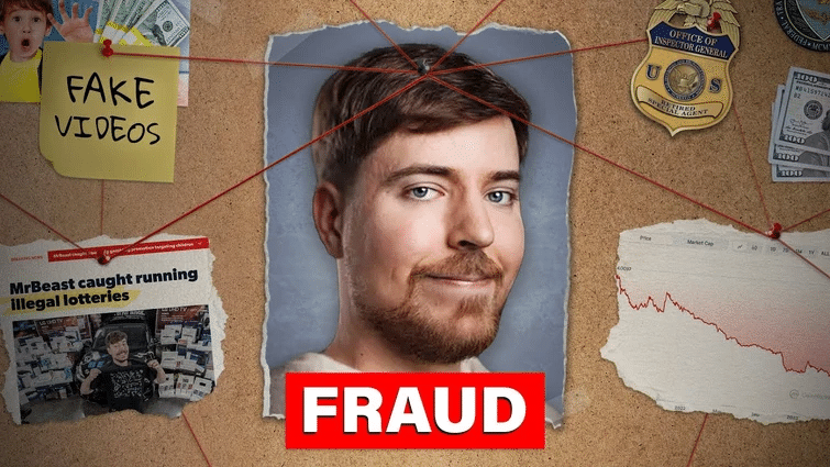 DogPack404's thumbnail for his first MrBeast Exposé series.