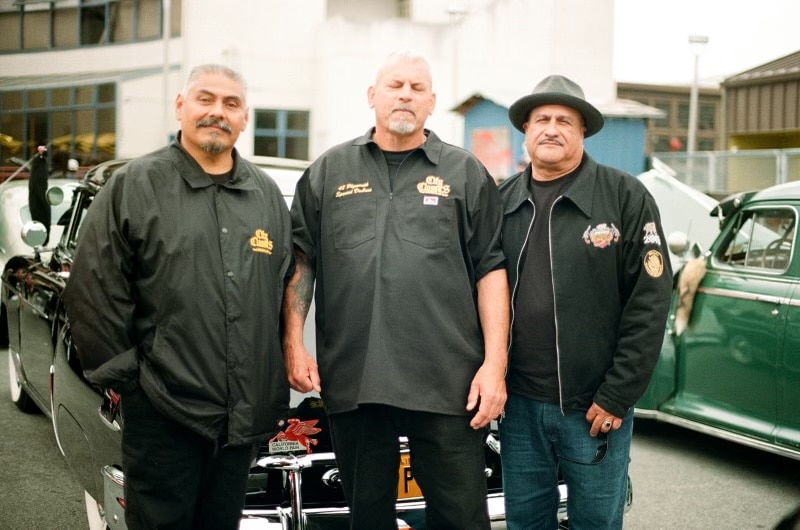 three lowriders.