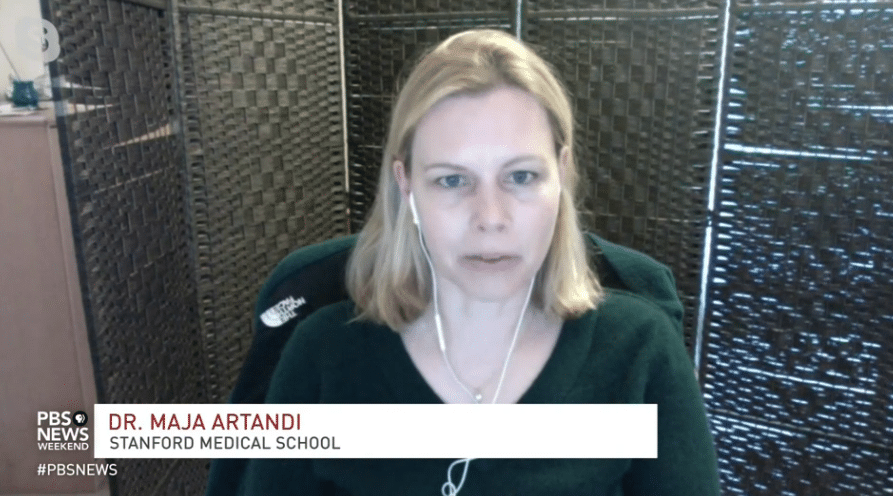 Dr. Maja Artandi for PBS News