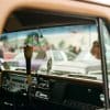 interior of brown lowrider