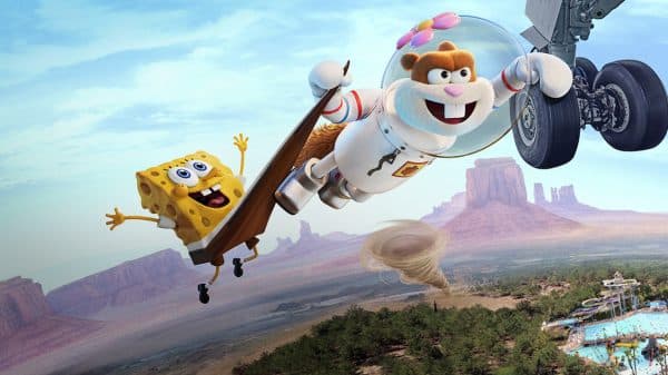 Spongebob SquarePants and Sandy Cheeks
