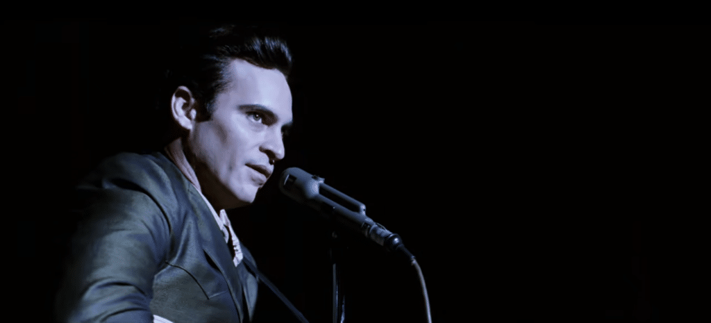 Joaquin Phoenix as Johnny Cash in "Walk the Line"