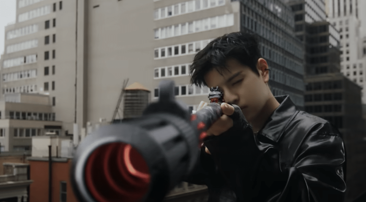 a still from a music video from group stray kids