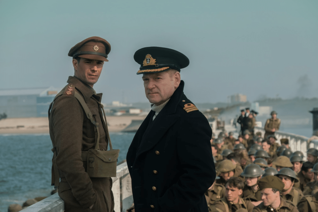 Kenneth Branagh and James D'Arcy from Dunkirk