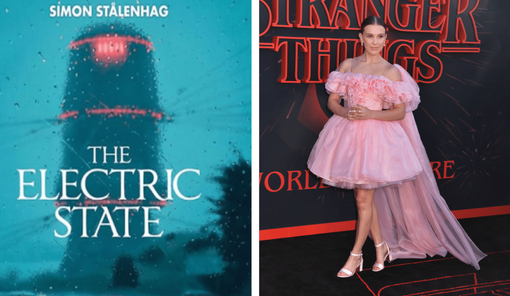 side by side of book and actor