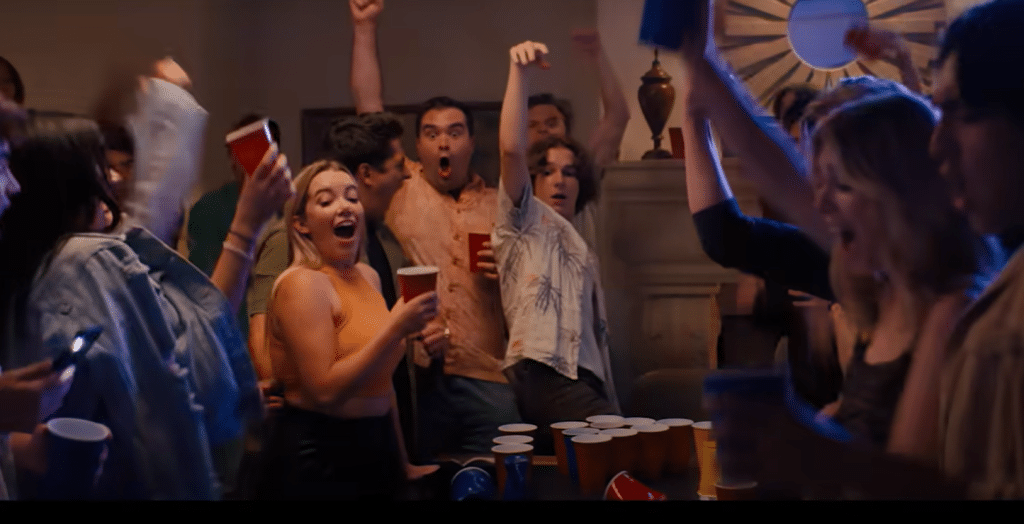 Benj becoming the life of the party in Incoming! Credit: YouTube/Netflix