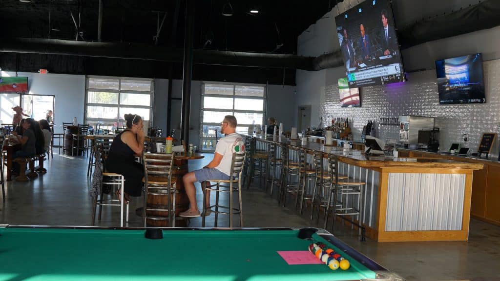 Interior of the new Warehouse at Capt'n Bills.