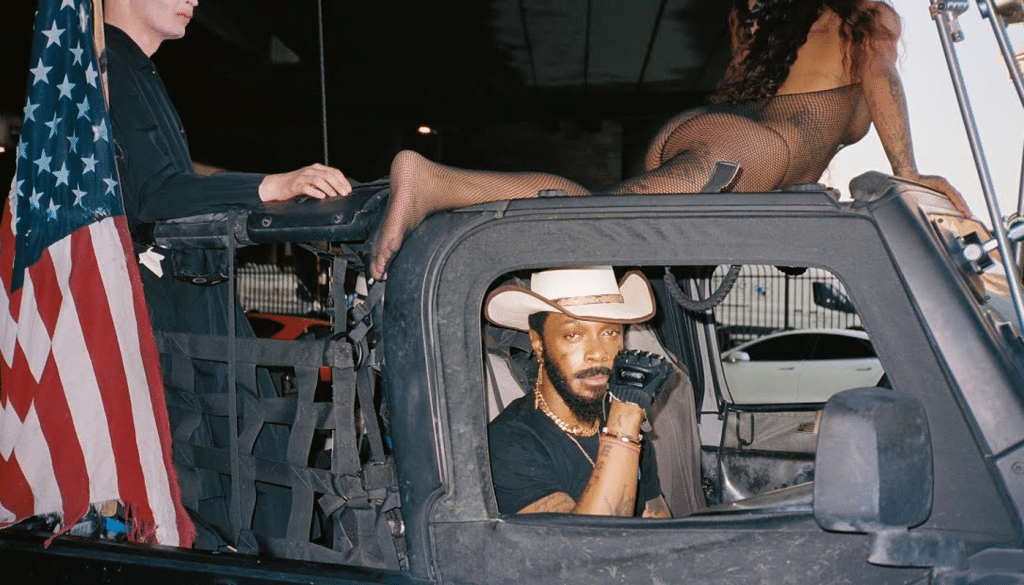 still from music video for jpegmafia 'sin miedo'