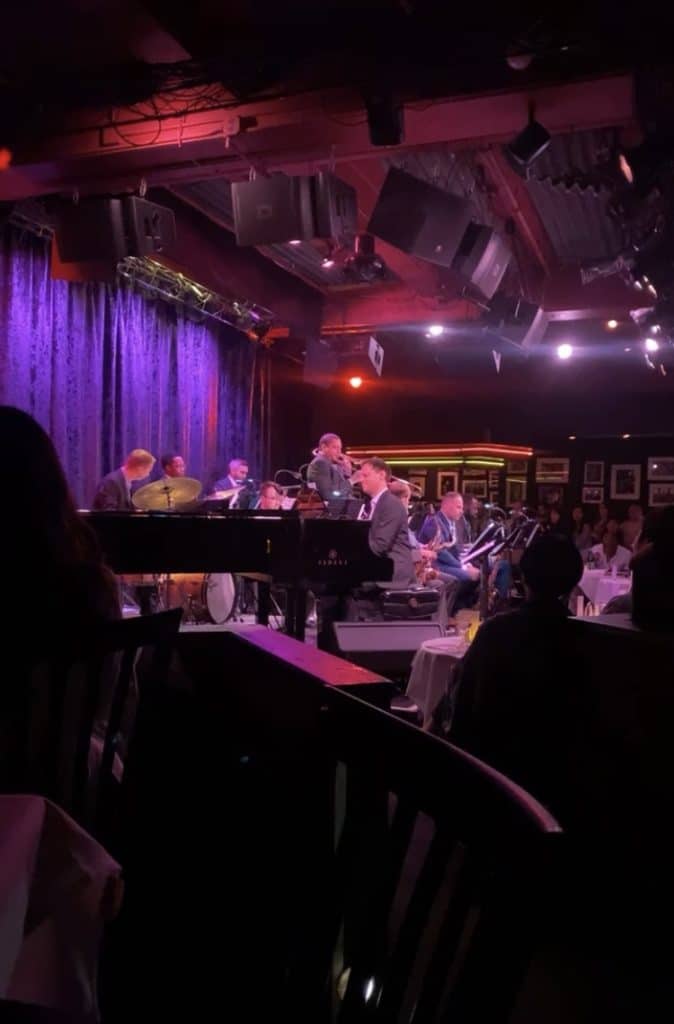 Jazz players at the Borland Jazz Club in NYC.