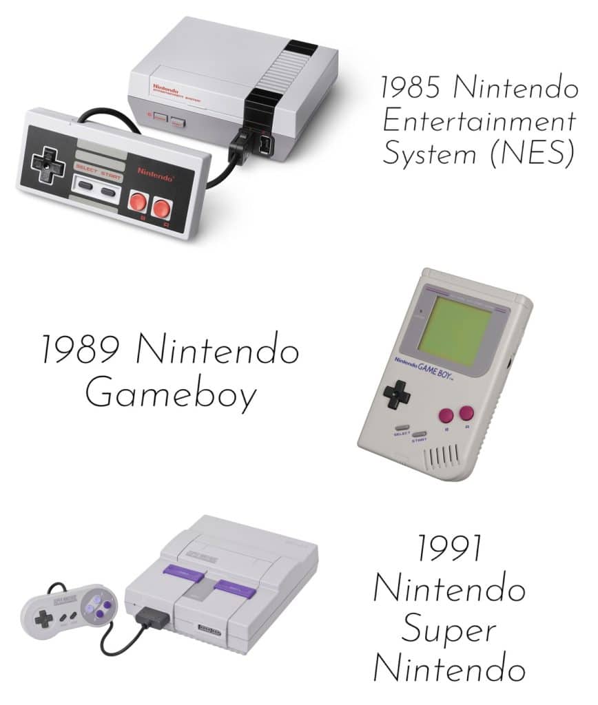 NES, Gameboy, Super Nintendo