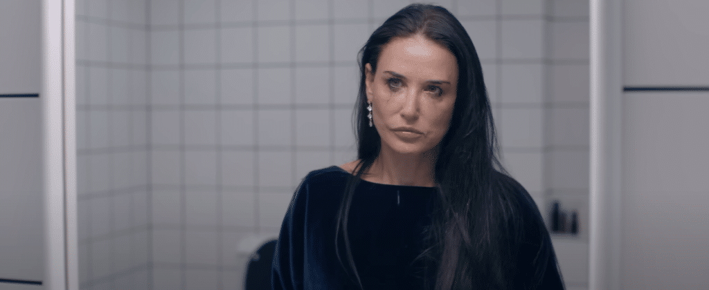 Another shot of Demi Moore in the Substance