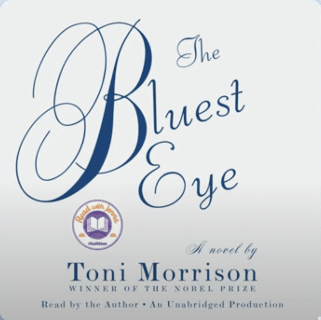 An image of "The Bluest Eye" audiobook book cover.