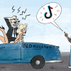 Illustration of TikTok being presented as the solution to the film industry