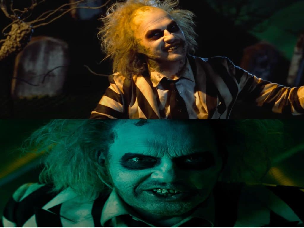Michael Keaton as Beetlejuice 1988 vs Beetlejuice Beetlejuice 24
