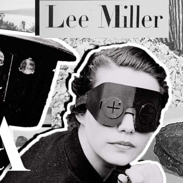 Collage of Lee Miller's work
