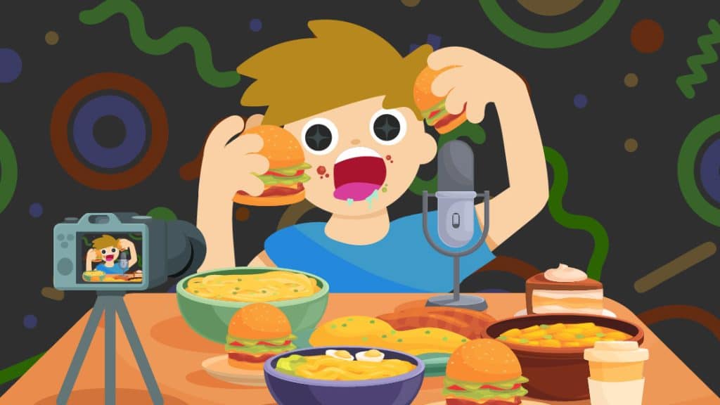 Mukbang Illustration