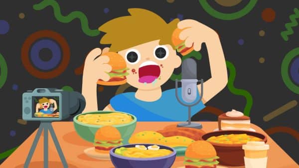 Mukbang Illustration