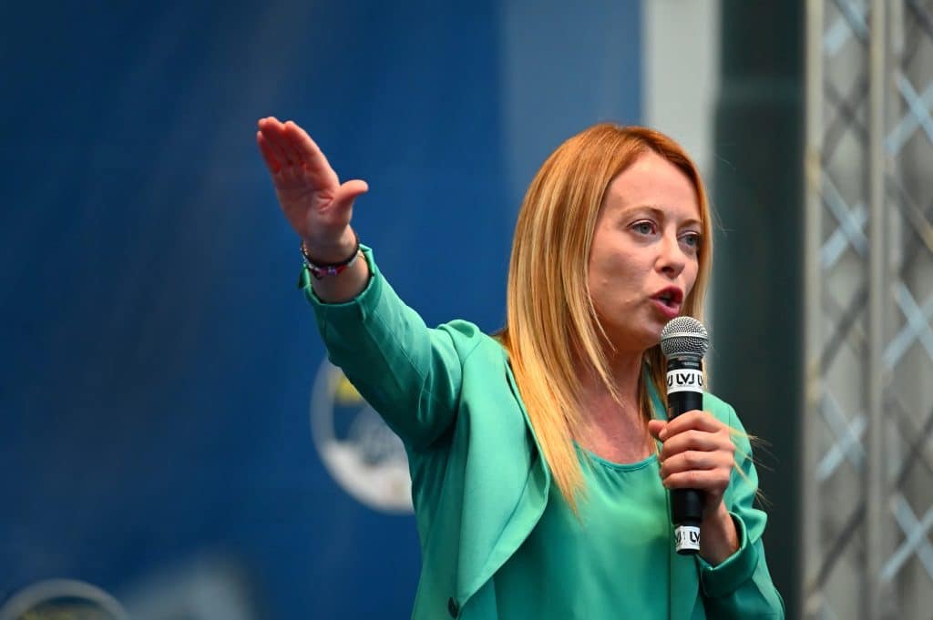 Giorgia Meloni's Fascist Body Language