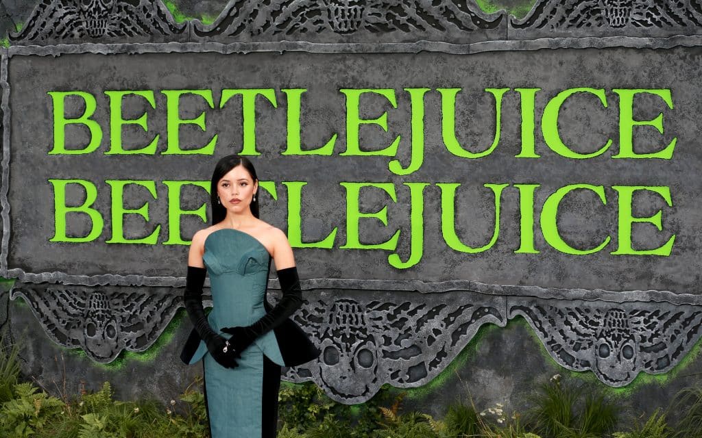 Jenna Ortega at the Beetlejuice Beetlejuice premiere