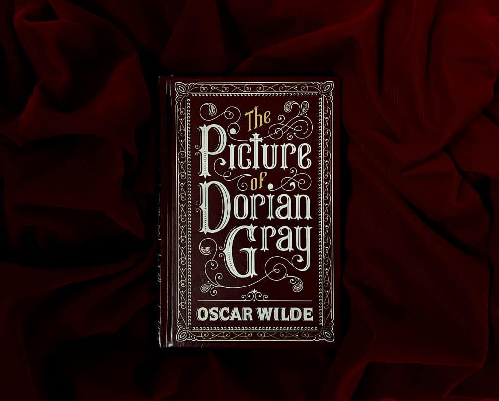 A black Picture of Dorian Gray book cover