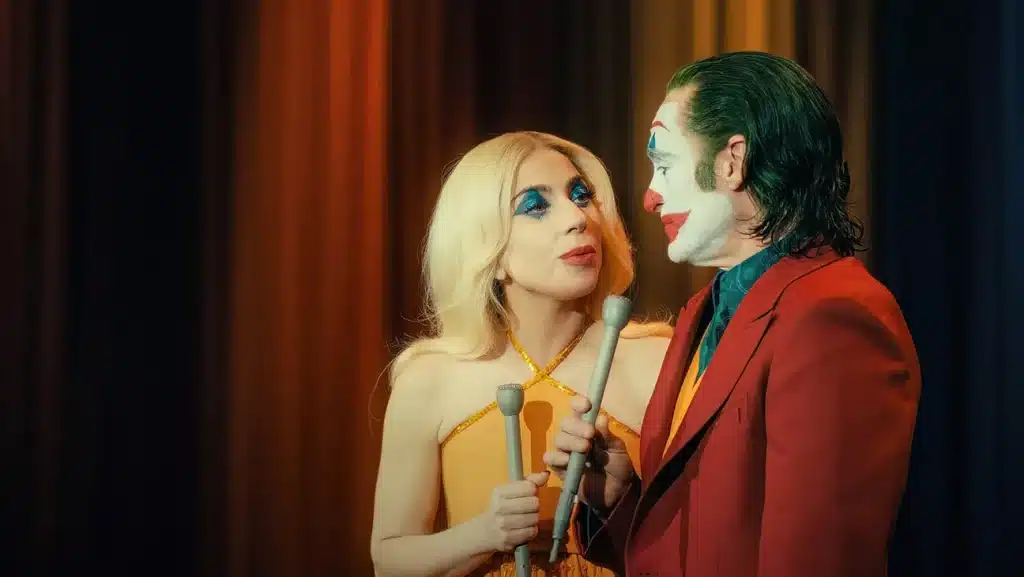 Lee Quinn and Joker giving it their all. Credit: Warner Bros.