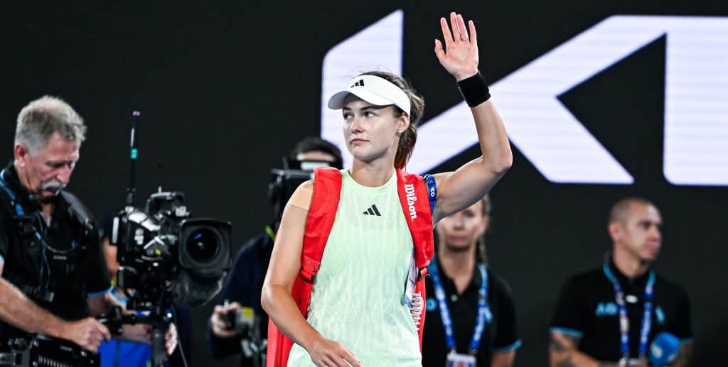 WTA player Anna Kalinskaya