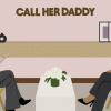 Illustration of Kamala Harris on Call Her Daddy podcast