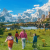 The cast of A Minecraft Movie