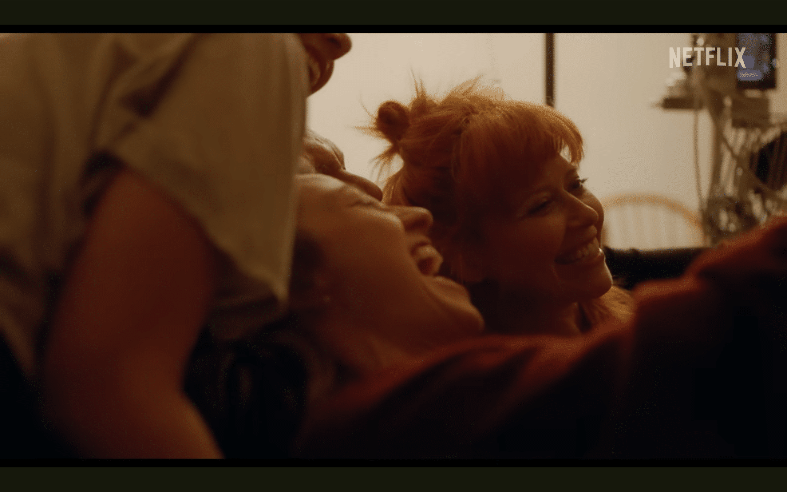 Screenshot of the trailer for "His Three Daughters" from the Netflix page on YouTube
