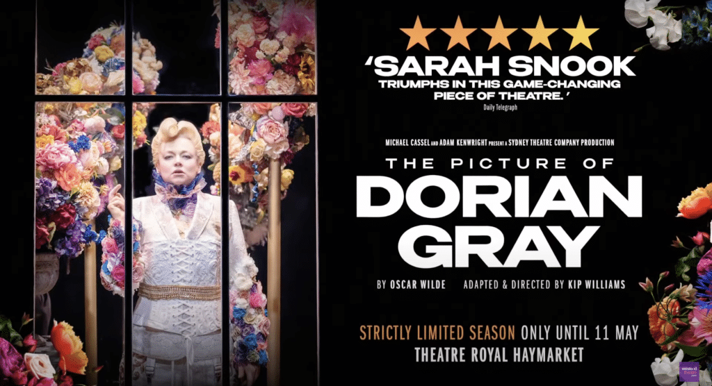 The Picture of Dorian Gray show logo.