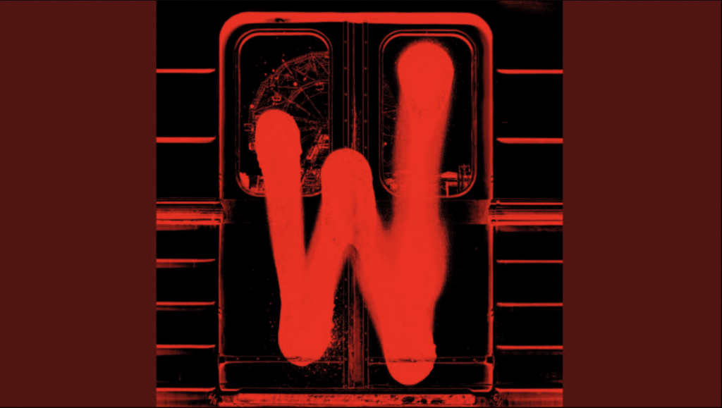 The "Warriors" concept album logo of a red "w". Miranda's and Davis' production.