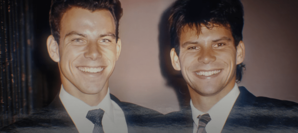 A photo of Erik and Lyle Menendez
