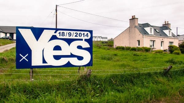 Pro-Independence Signage In Stornoway