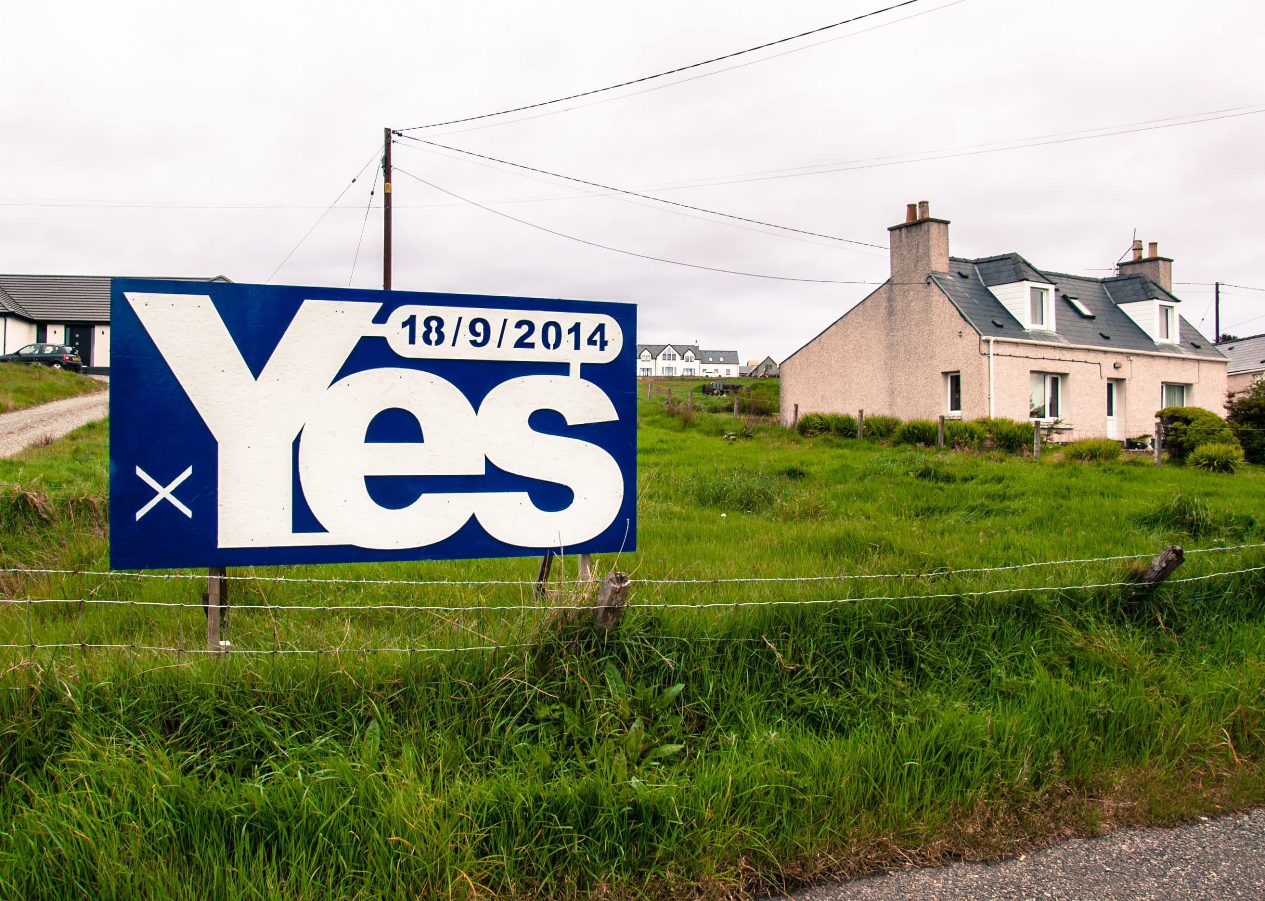 Pro-Independence Signage In Stornoway