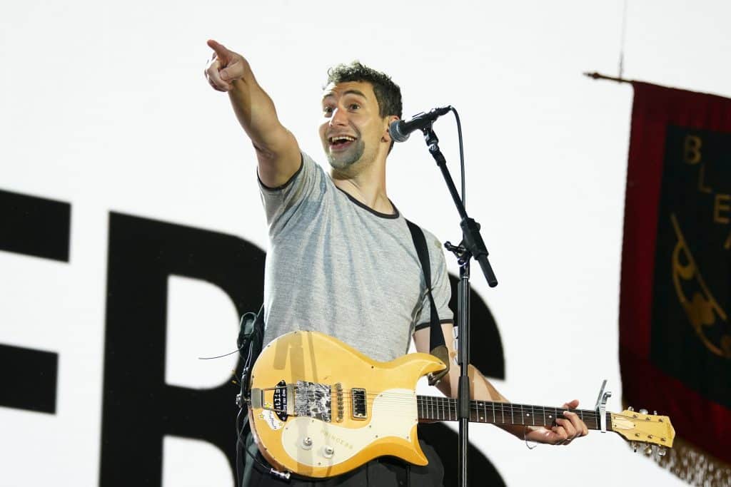 Jack Antonoff, performing with his band Bleachers,