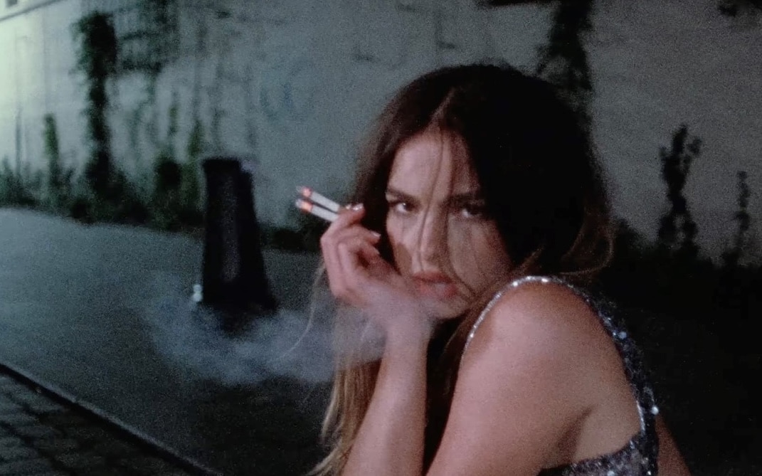 Addison Rae in her 'Aquamarine' music video