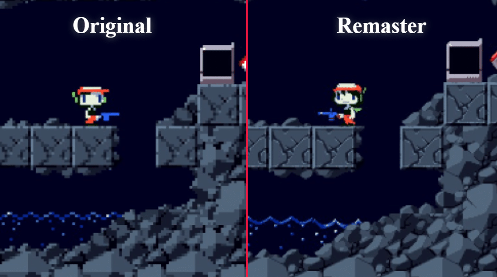 An image showing off Cave Story, an important indie game.