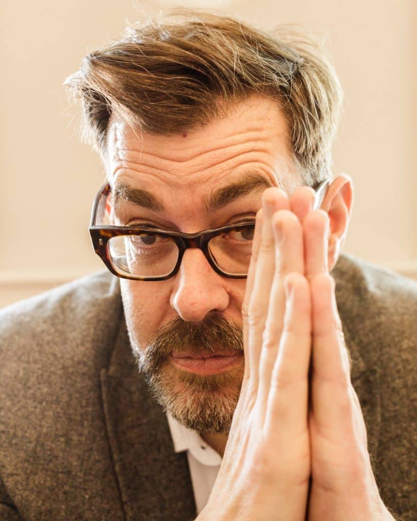 A picture of Richard Osman, the author of Thursday Murder Club and We Solve Murders.