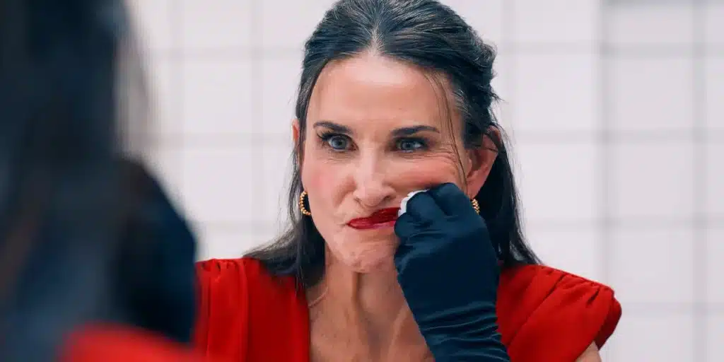 Demi Moore The Substance Feminist Body Horror