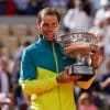 Rafael Nadal winning his last Grand Slam title