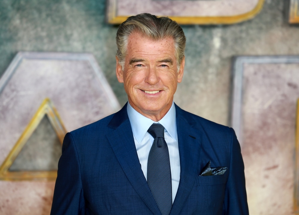 A picture of Pierce Brosnan who was casted in a screen adaptation of The Thursday Murder Club.