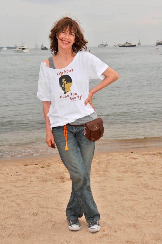 Jane Birkin at a film festival