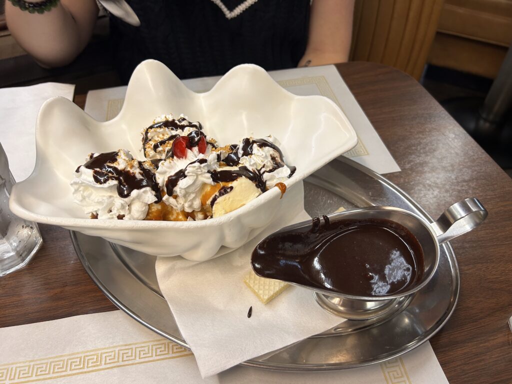 Turtle Sundae at Margie's Candies
