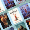 Title images for various christmas movies