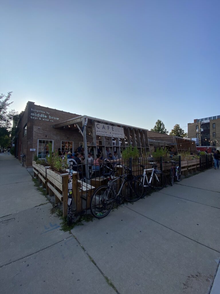 Outdoor Patio at Middle Brow